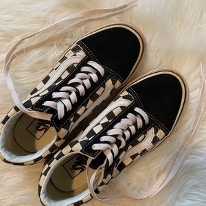 Checkered vans *SOLD ON VINTED*